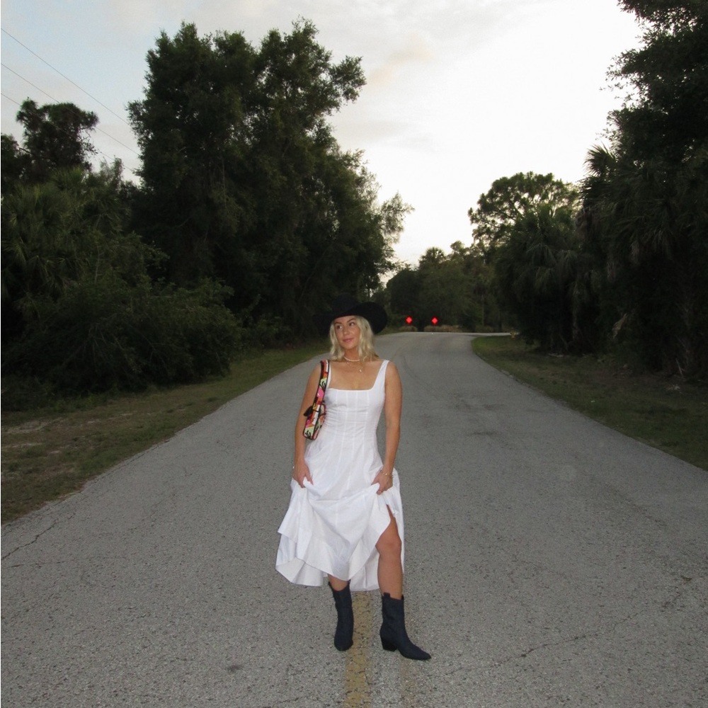 STAUD Wells Dress, worn once for photo